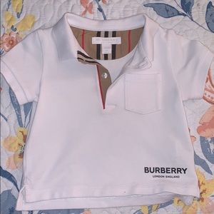 Burberry baby boy polo shirt